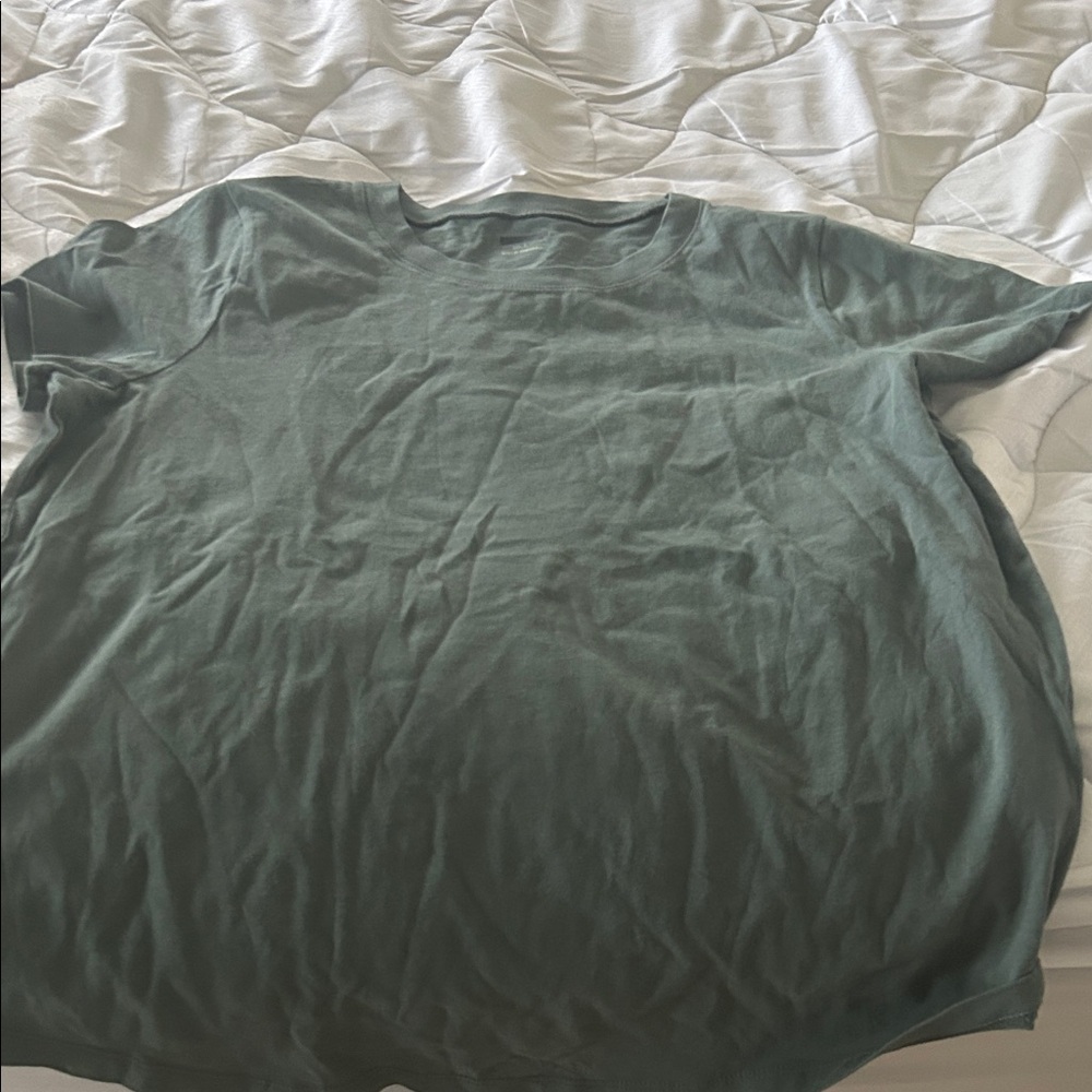 J. Crew Factory Forest Green Short Sleeve Tee